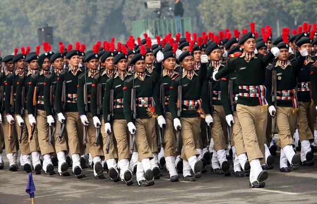NCC cadet parade activity